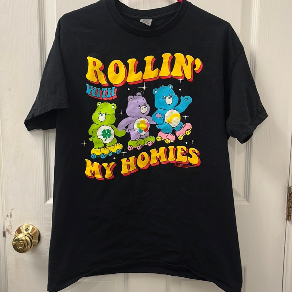 Care Bears Black Tee Shirt